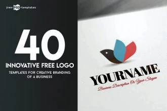 40 Innovative Free Logo Templates for Creative Branding of a Business