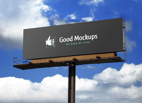 Download 50 Premium and Free Horizontal Billboard Mockups in PSD ...