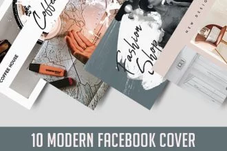 10 Modern Facebook Cover in PSD