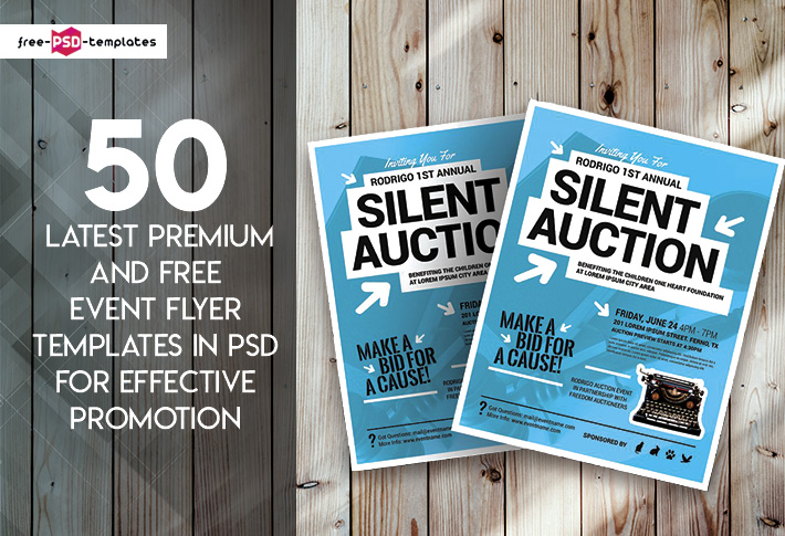 silent auction flyer template