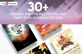 30+ Premium and Free Fall Festival and Party Flyer Designs in PSD