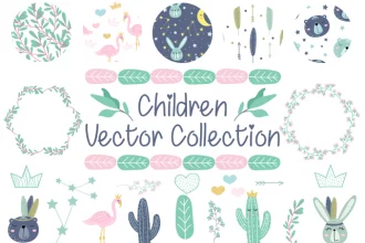 Free Children Vector Collection