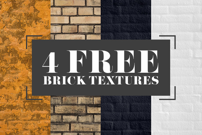 4 Free Brick HQ Textures and Backgrounds – Free PSD Templates