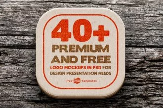 40+ Premium and Free Logo Mockups in PSD for Design Presentation Needs