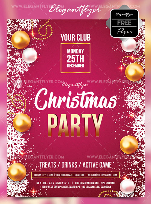 45 Premium And Free New Year S Eve Flyer Psd Templates For Upcoming X Mas 2019 Parties Free Psd Templates