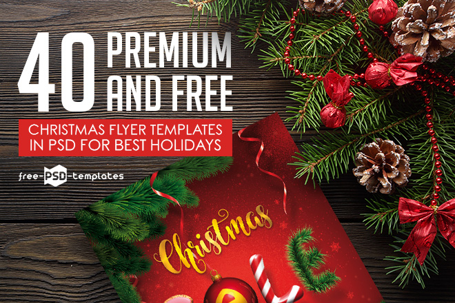 40 Premium & Free Christmas Flyer Templates in PSD for Best Holidays – Free  PSD Templates