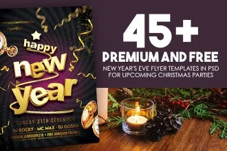 45+ Premium and Free New Year’s Eve Flyer PSD Templates for Upcoming X-Mas 2019 Parties