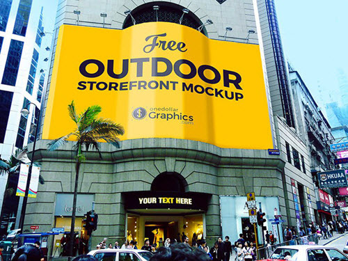 Download 40+ Free Facades and Storefronts Mockups in PSD & Premium ...