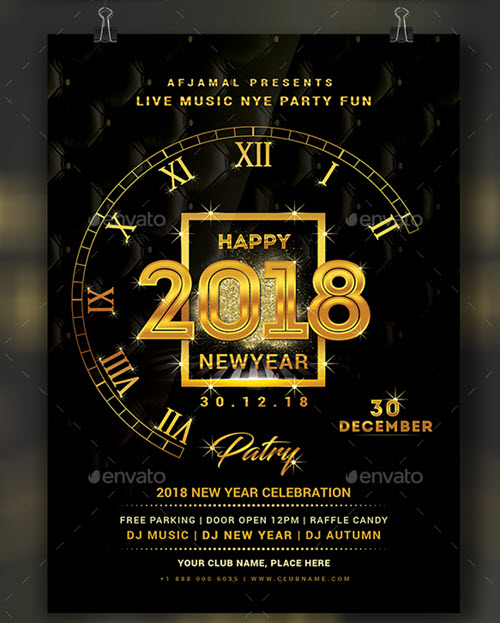 45 Premium And Free New Year S Eve Flyer Psd Templates For Upcoming X Mas 2019 Parties Free Psd Templates