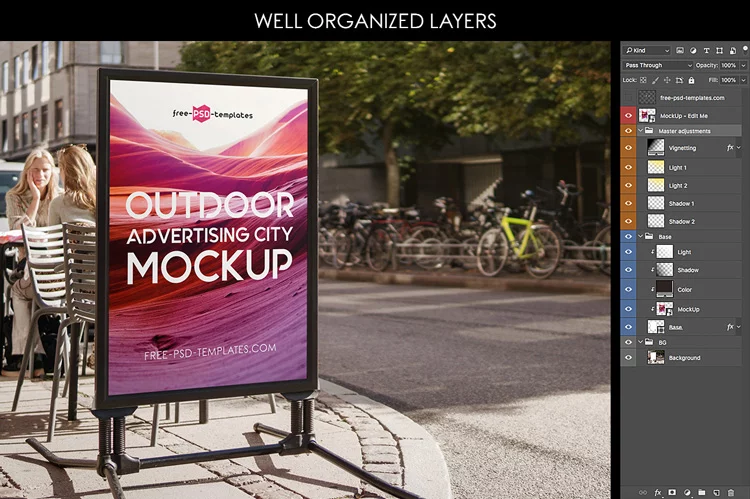 Free Outdoor Advertising City MockUps part 1 + Premium Version