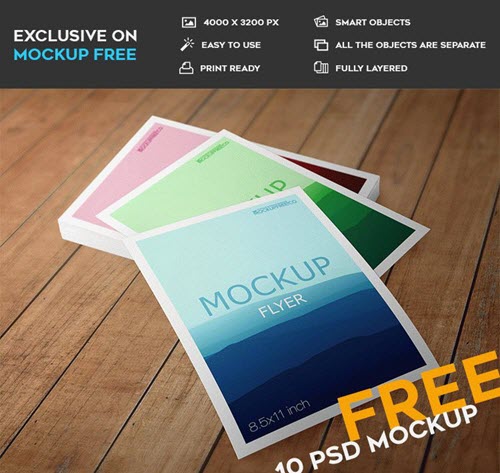 Download 40 Premium And Free Flyer Mockup In Psd You Can Download Right Now Free Psd Templates