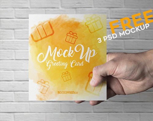 Download 35 Premium And Free Invitation Greeting Card Psd Mockups For Presentations Free Psd Templates
