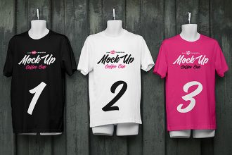 Free T-Shirt Mock-up in PSD