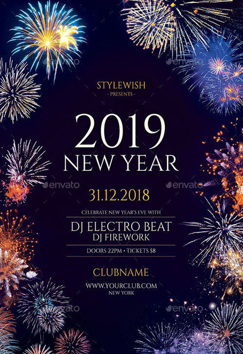 New Years Eve Flyer Template 