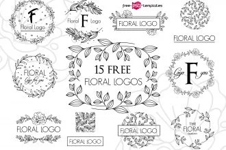 15 Free Vector Floral Logos