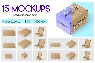 Free Packaging Box MockUps + Premium Version Free Packaging Box MockUps + Premium Version