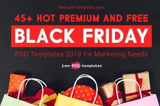 45+ Hot Premium and Free Black Friday PSD Templates 2018 for Marketing Needs