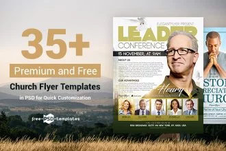 35+ Free Church Flyer Templates in PSD for Quick Customization and Premium Version!