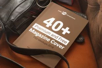 40+ Premium and Free Magazine PSD Mockups