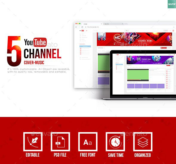 48 Free Premium Psd Youtube Channel Banners For The Best Creative Promoters Free Psd Templates