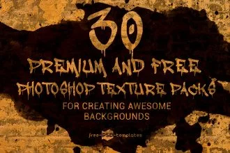 30 Premium and Free Photoshop Texture Packs for Creating Awesome Backgrounds