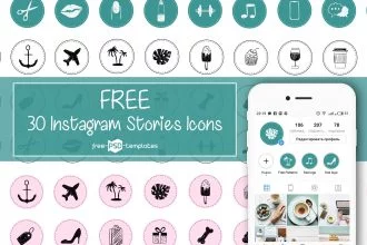 Free 30 Instagram Stories Icons