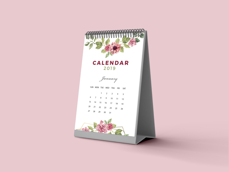 Download 22+ Free Desk Calendar Mock-ups in PSD and Premium Version! | Free PSD Templates