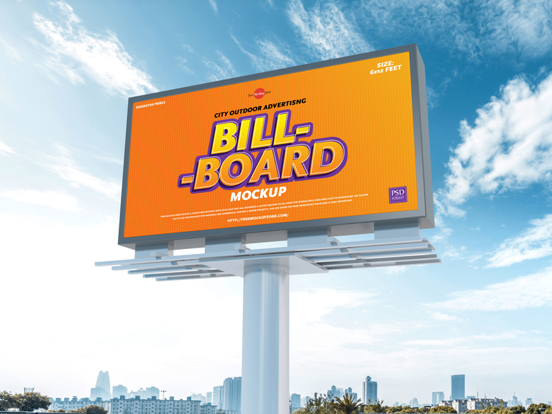 Download 39 Free Awesome Psd Billboard Advertising Mockups And Premium Version Free Psd Templates