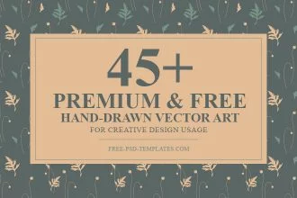 45+ Premium and Free Hand-Drawn Vector Art for Creative Design Usage