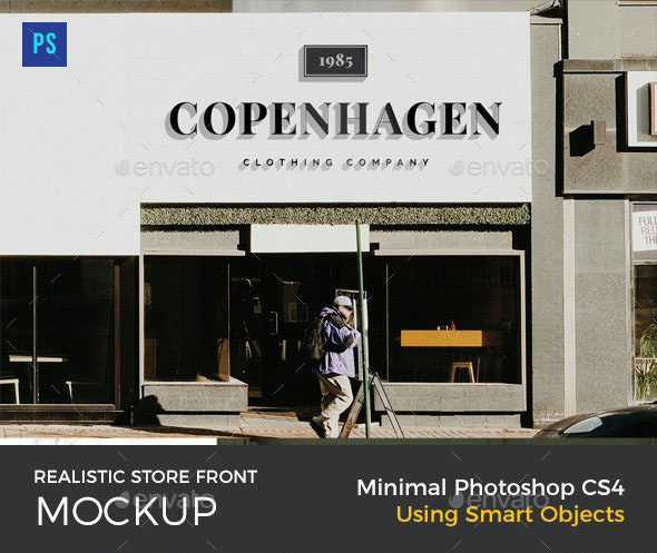 Download 40 Free Facades And Storefronts Mockups In Psd Premium Version Free Psd Templates