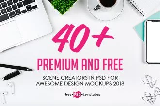 40+ Premium and Free Scene Creators in PSD for Awesome Design Mockups