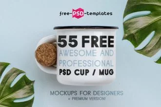 55+ Free Awesome and Professional PSD Cup/ Mug Mockups for designers and Premium version!