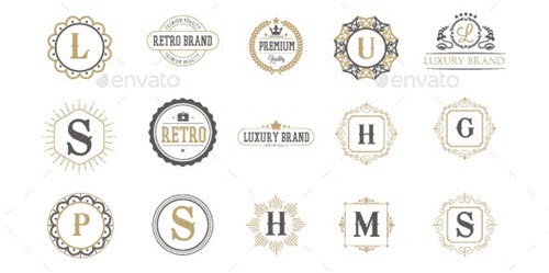 35+ Premium and Free Monogram Fonts and Letters in Vector and PSD for ...