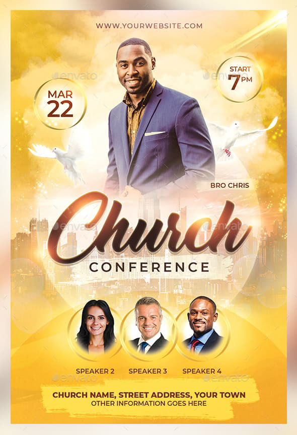 34 Free Psd Church Flyer Templates In Psd For Special Events Premium Version Free Psd Templates Looking for how to design a church flyer for an upcoming event in your church? 34 free psd church flyer templates in