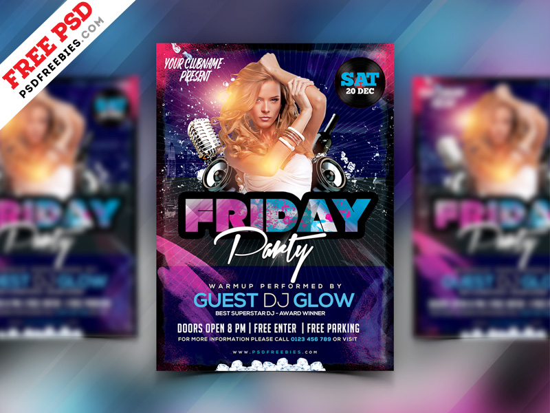 63 Premium Free Psd Party Night Club Flyer Templates For Inviting Guests Free Psd Templates