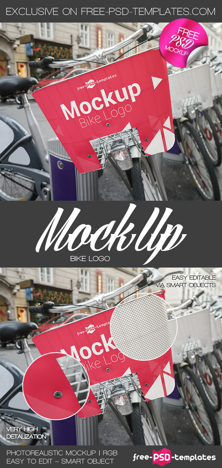 Download Free Bike Logo Mock-up in PSD | Free PSD Templates