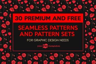 30 Premium and Free Seamless Patterns and Pattern Sets for Graphic Design Needs
