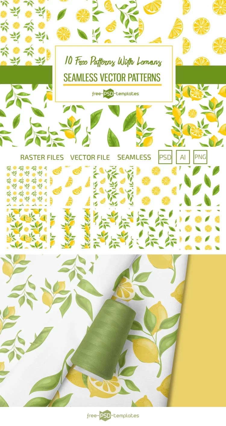 10 Free Patterns With Lemons