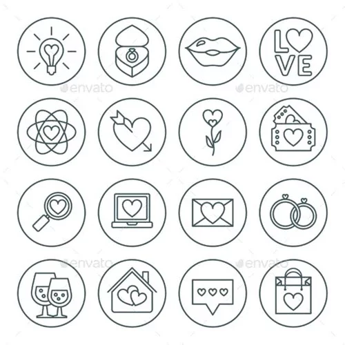 30+ High-Quality Premium and Free Icons Sets for St. Valentine’s Day ...