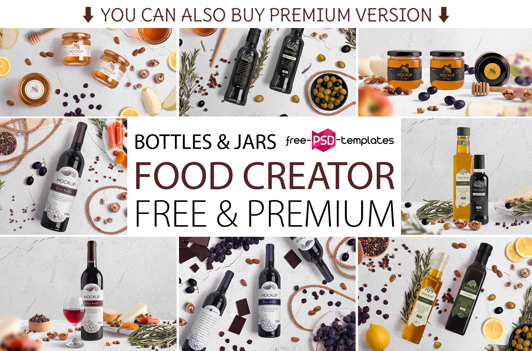 Free Food Scene Creator + Premium Version