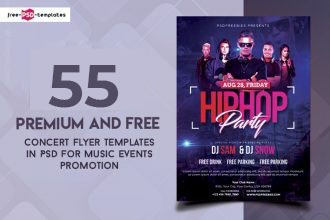 Flyers Free Template from free-psd-templates.com