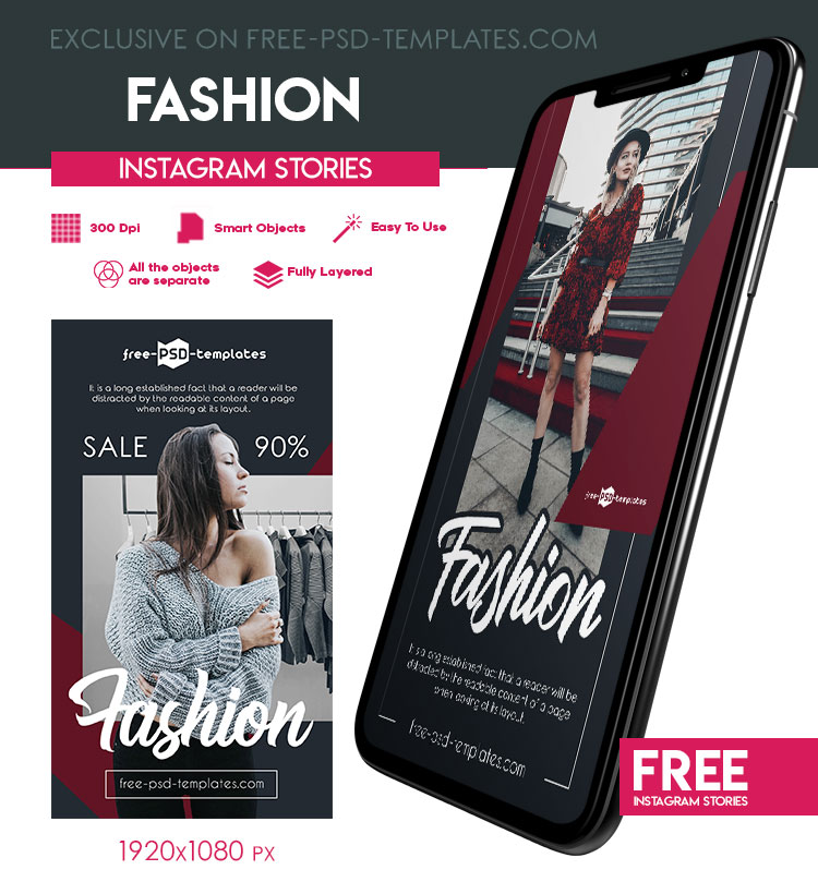 2 Free Animated Fashion Instagram Stories in PSD – Free PSD Templates