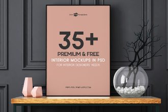 35+ Premium and Free Interior Mockups in PSD for Interior Designers’ Needs