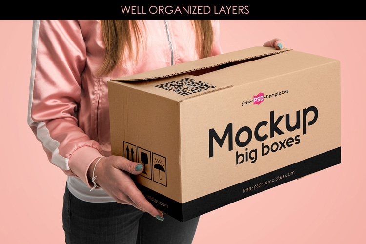 Download Free Big Boxes MockUps + Premium Version | Free PSD Templates