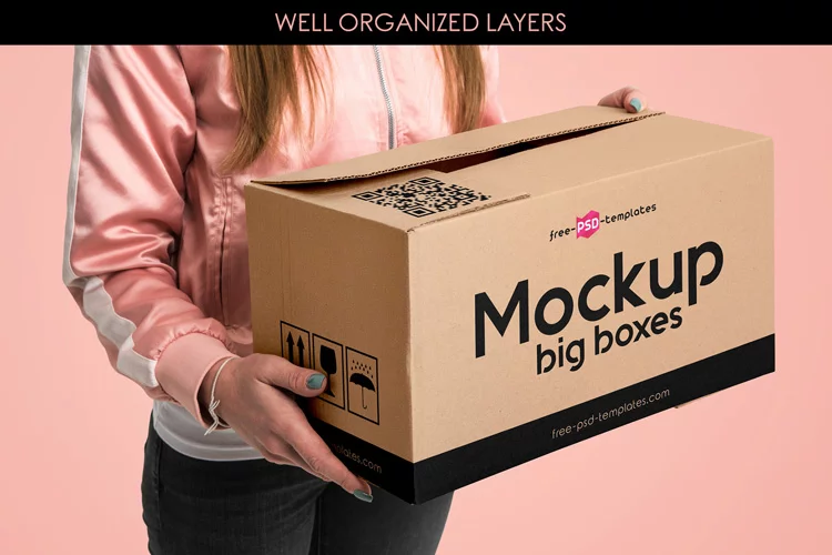 Free Big Boxes MockUps + Premium Version