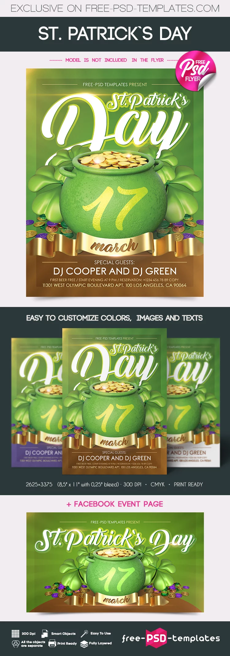 Free St. Patrick’s Day Flyer in PSD
