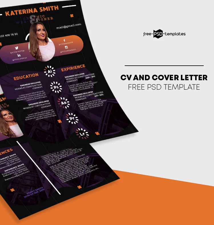 creative resume templates free download psd