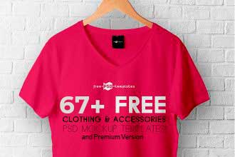 67+ Free Clothing and Accessories PSD Mockup templates & Premium Version!