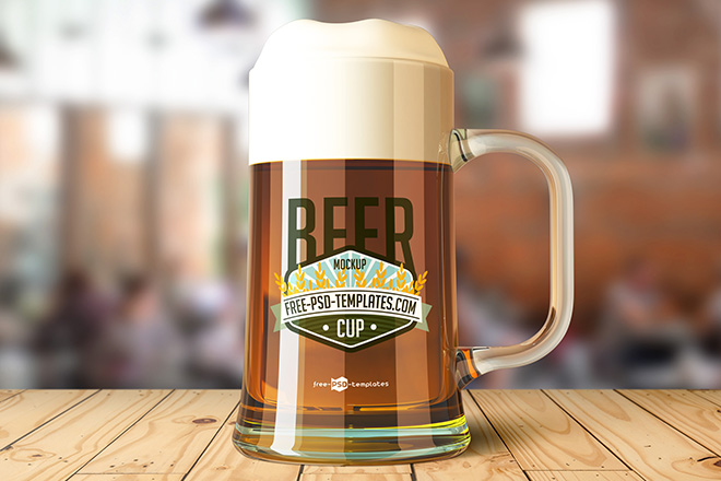 Download Free Beer Cup Mock Up In Psd Free Psd Templates