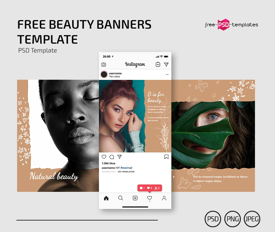 Download 74 Free Psd Instagram Fashion Templates To Be Stylish And Premium Version Free Psd Templates